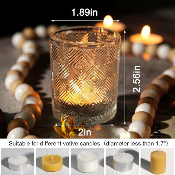 12 pcs Tealight  Votive Candle Holders / BRAND NEW - Picture 5 of 6